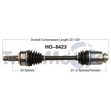 Surtrack Axle Cv Axle Shaft, Ho-8423 HO-8423